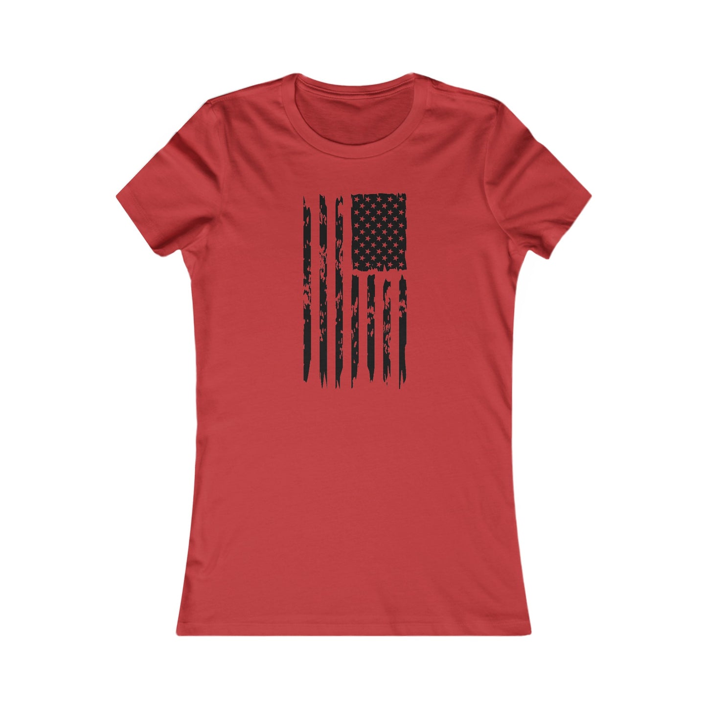 US Flag- Black/White Women's Favorite Tee