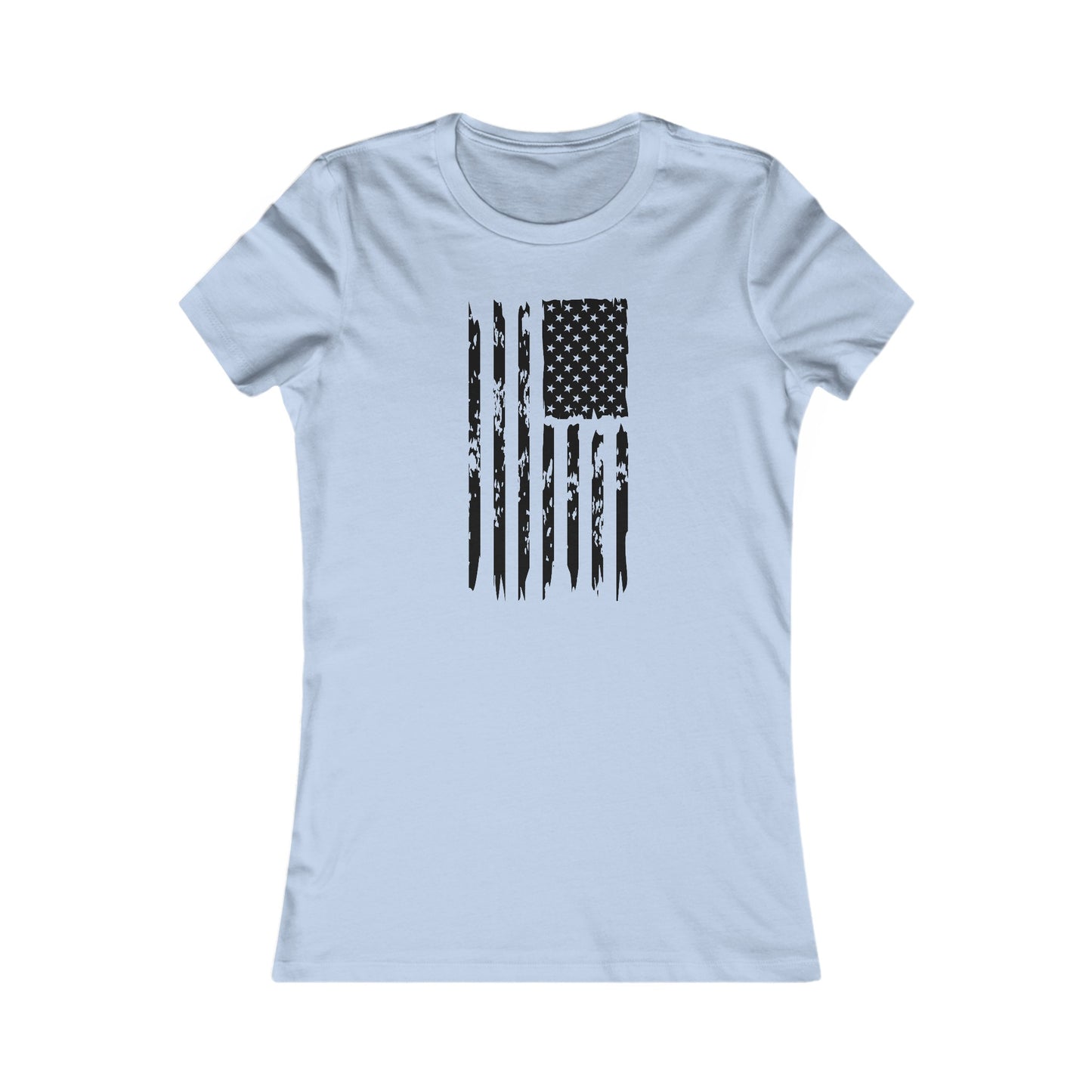 US Flag- Black/White Women's Favorite Tee