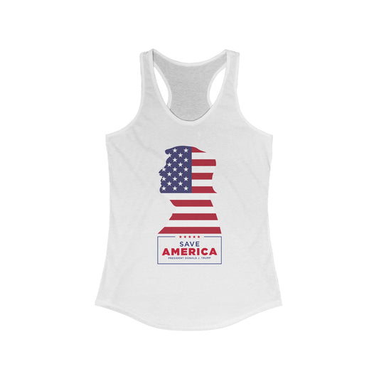 Trump Save America Women's Ideal Racerback Tank