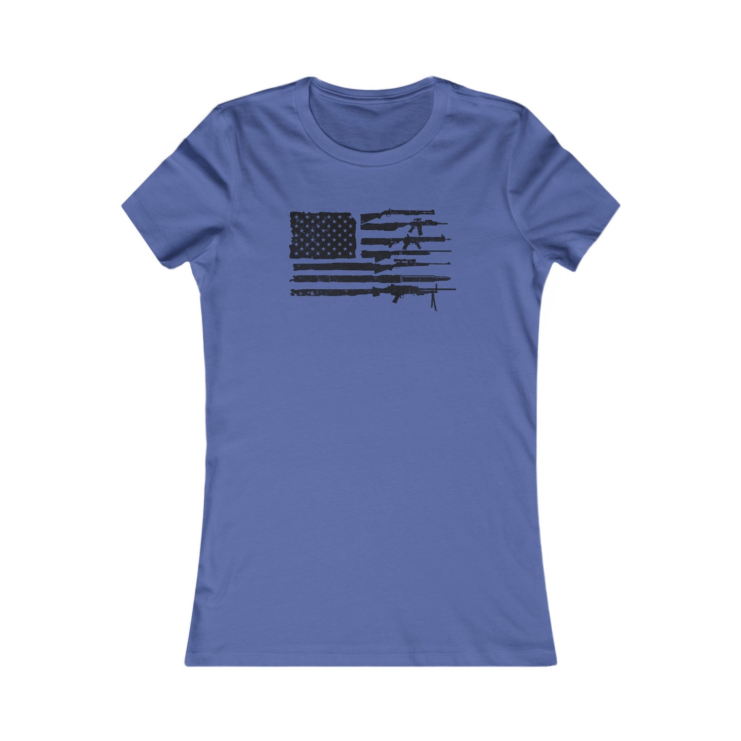 Flag of Guns, Black/White Women's Favorite Tee