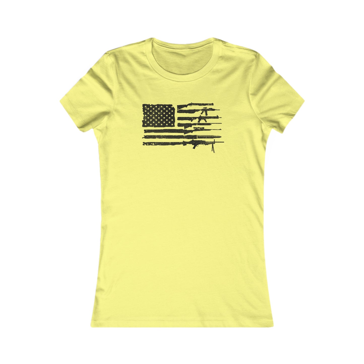 Flag of Guns, Black/White Women's Favorite Tee