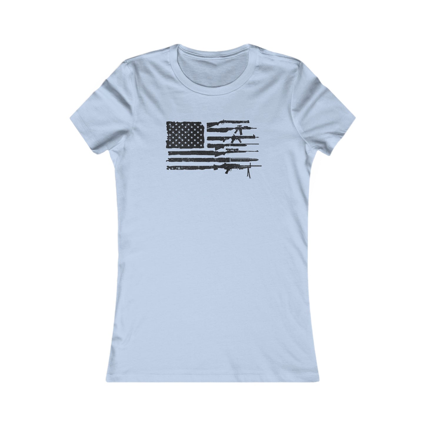 Flag of Guns, Black/White Women's Favorite Tee