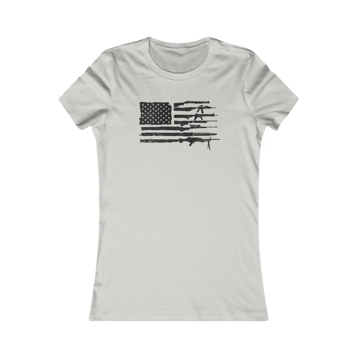 Flag of Guns, Black/White Women's Favorite Tee