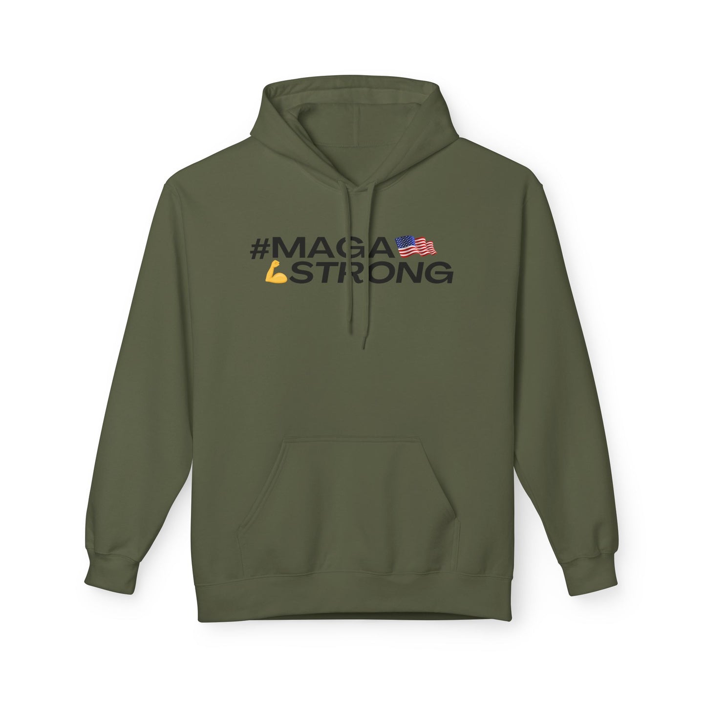 MAGA Strong Softstyle Fleece Hoodie