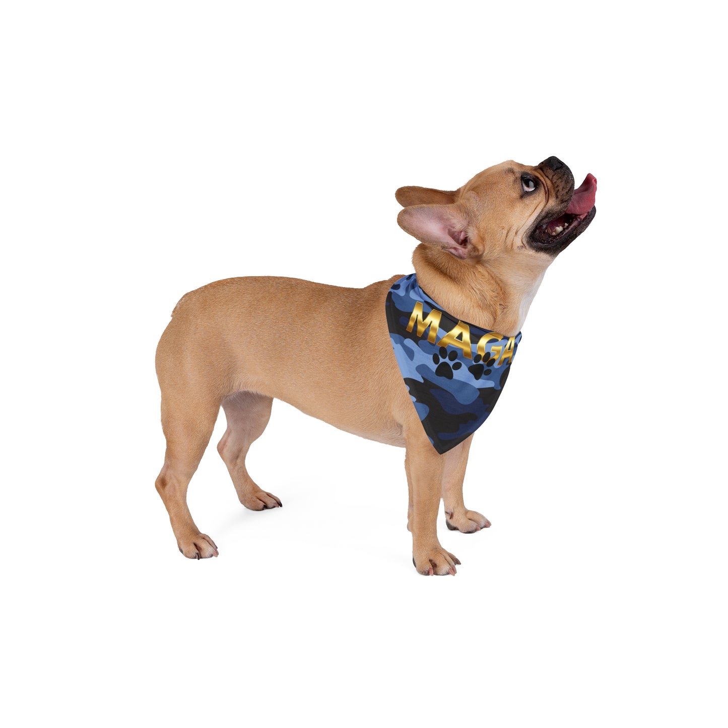 MAGA Blue Camo Pet Bandana