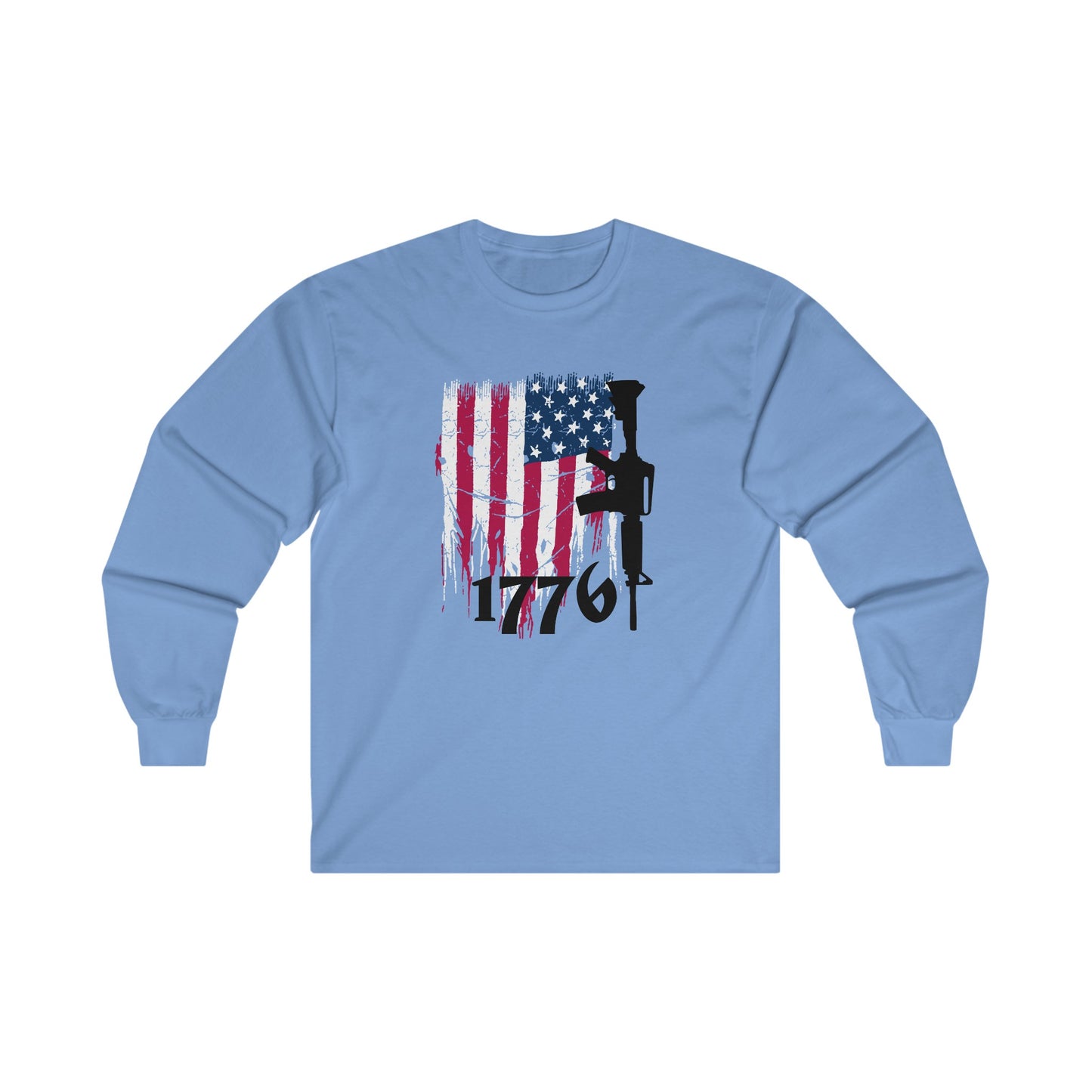 1776 US Flag Unisex Ultra Cotton Long Sleeve Tee