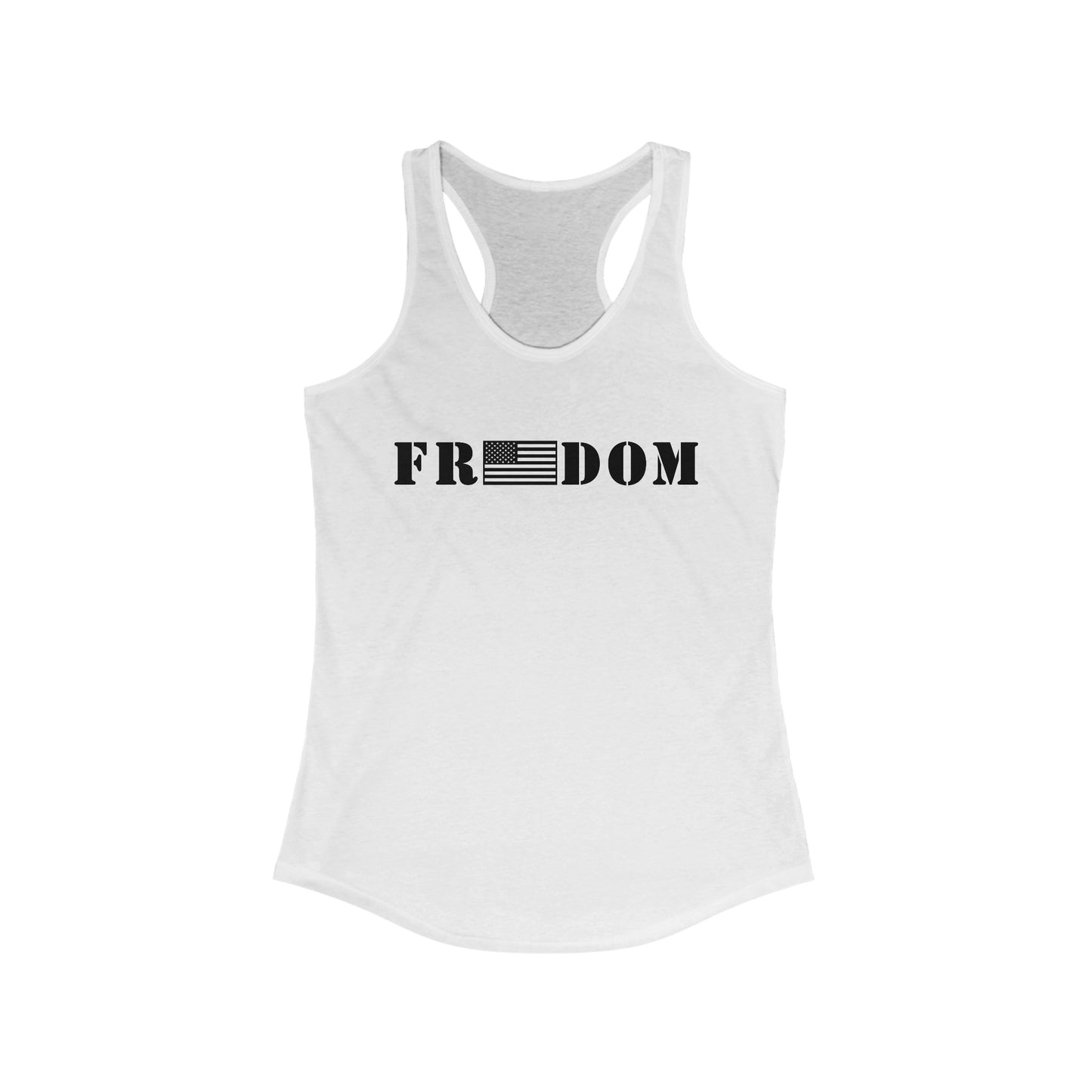 Freedom- Flag Women's Ideal Racerback Tank