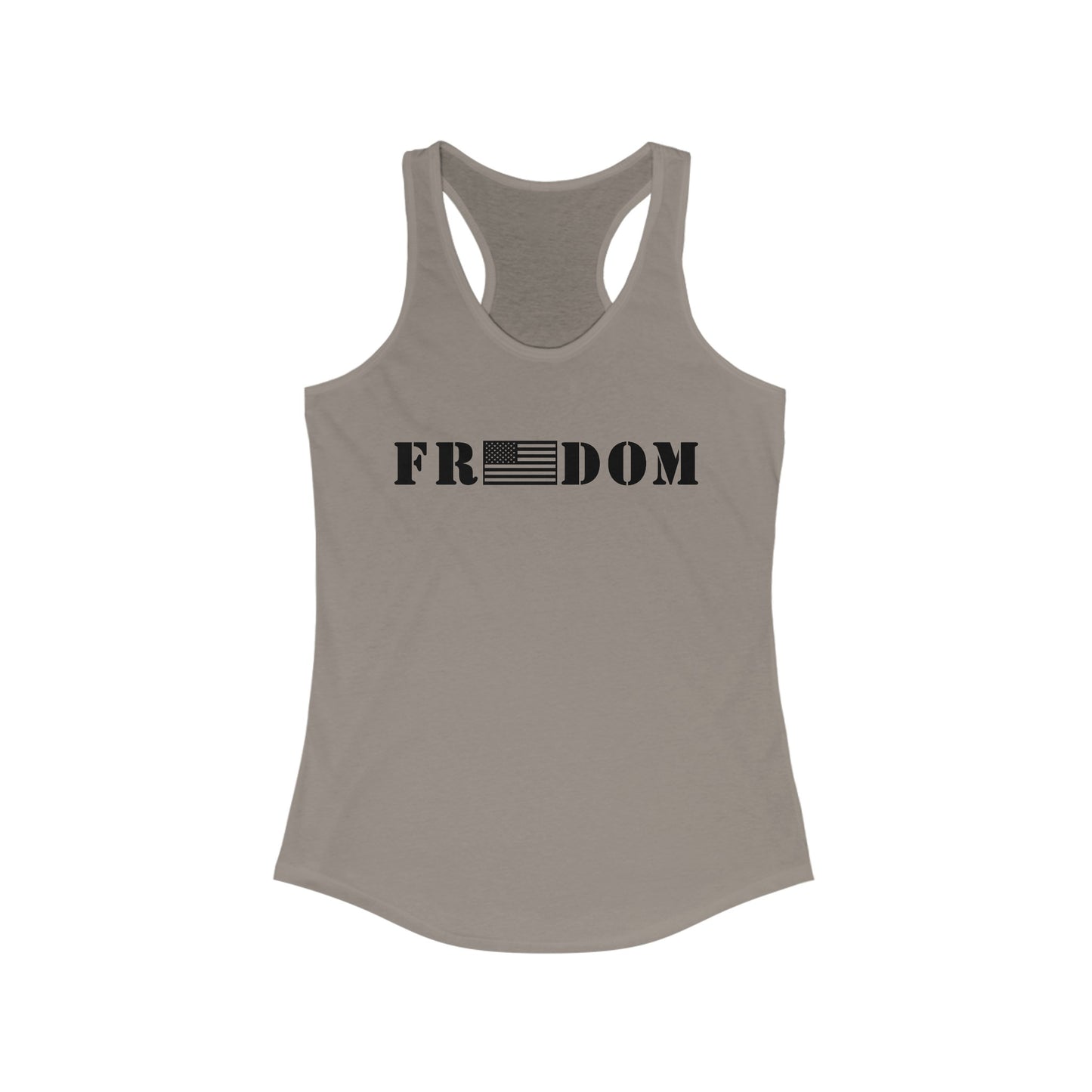 Freedom- Flag Women's Ideal Racerback Tank