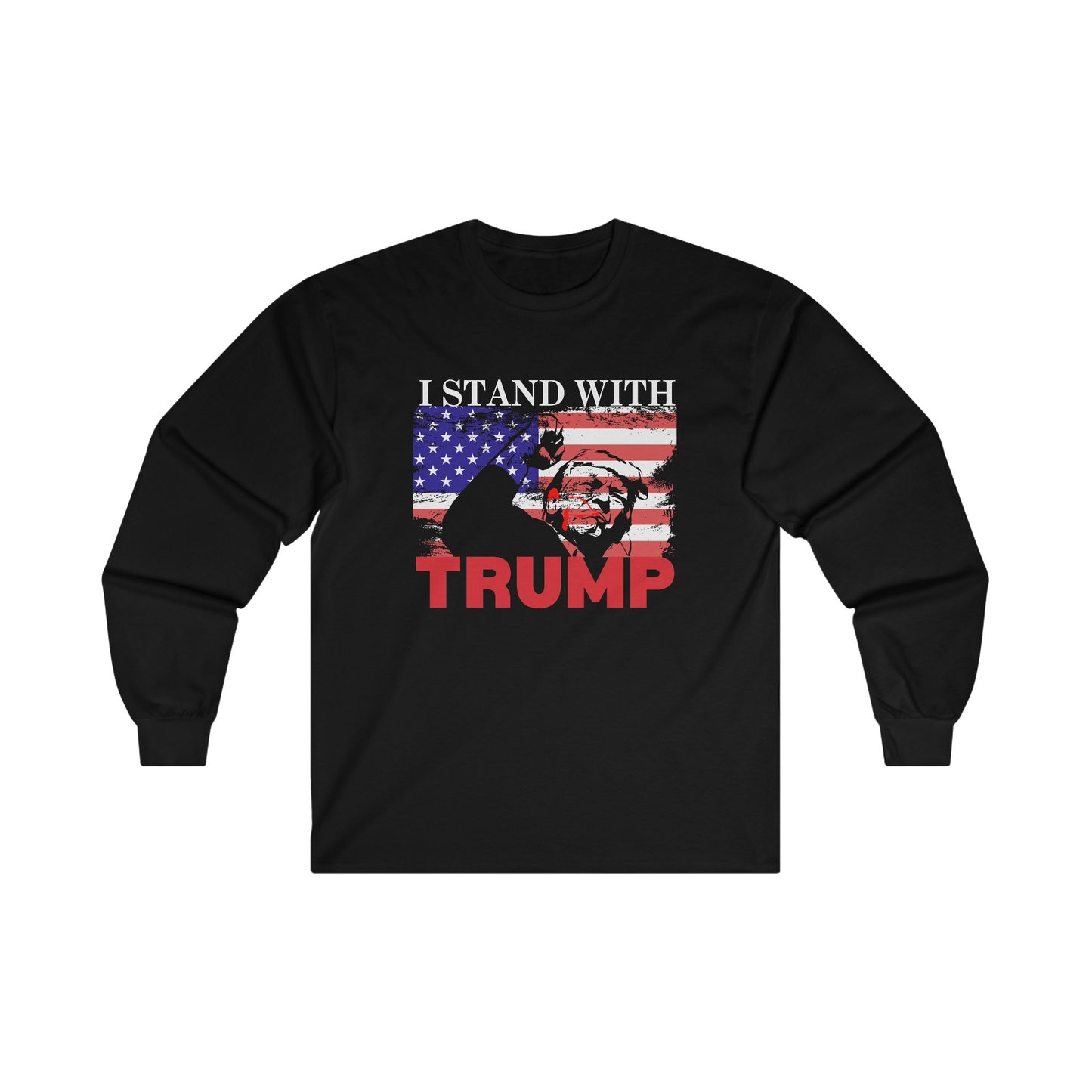 I Stand With Trump Unisex Ultra Cotton Long Sleeve Tee