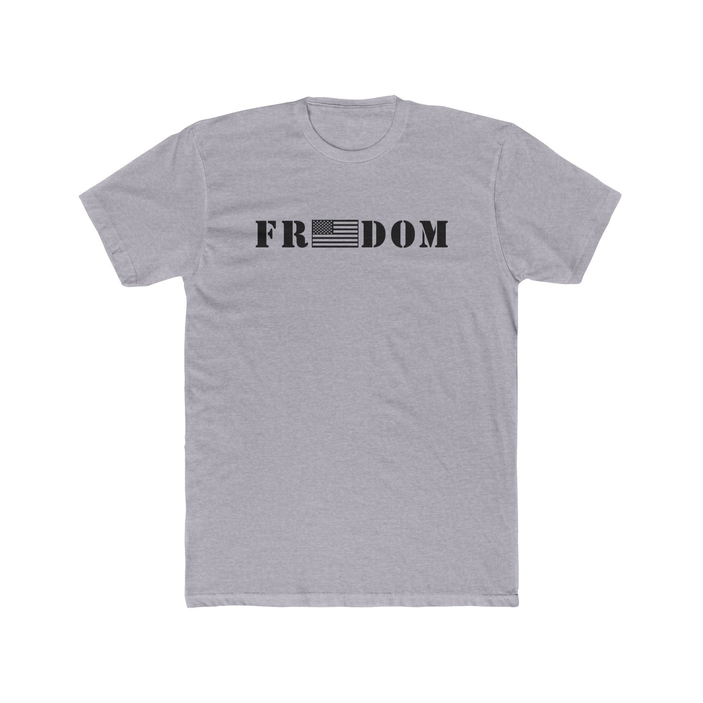 Freedom- Flag Cotton Crew Tee