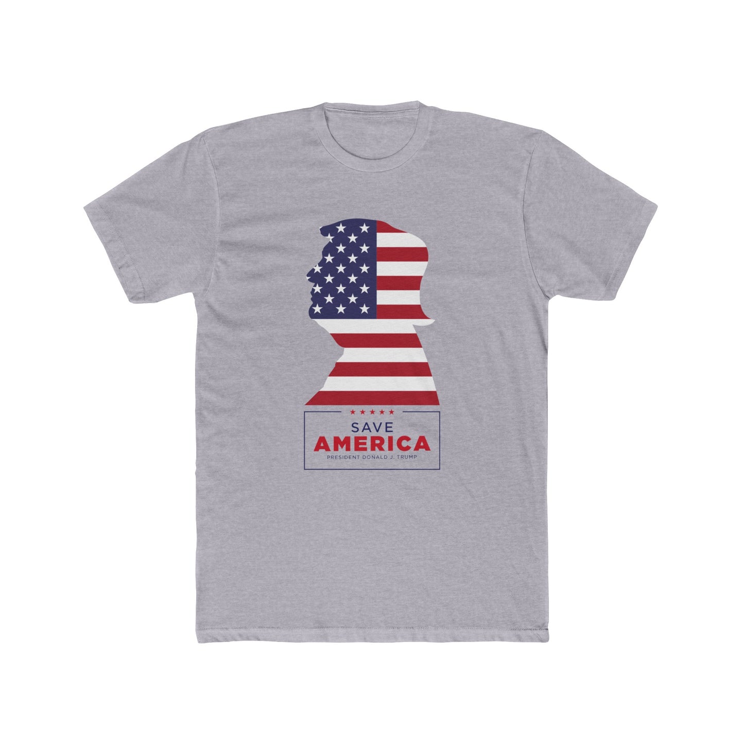 Trump Save America Cotton Crew Tee