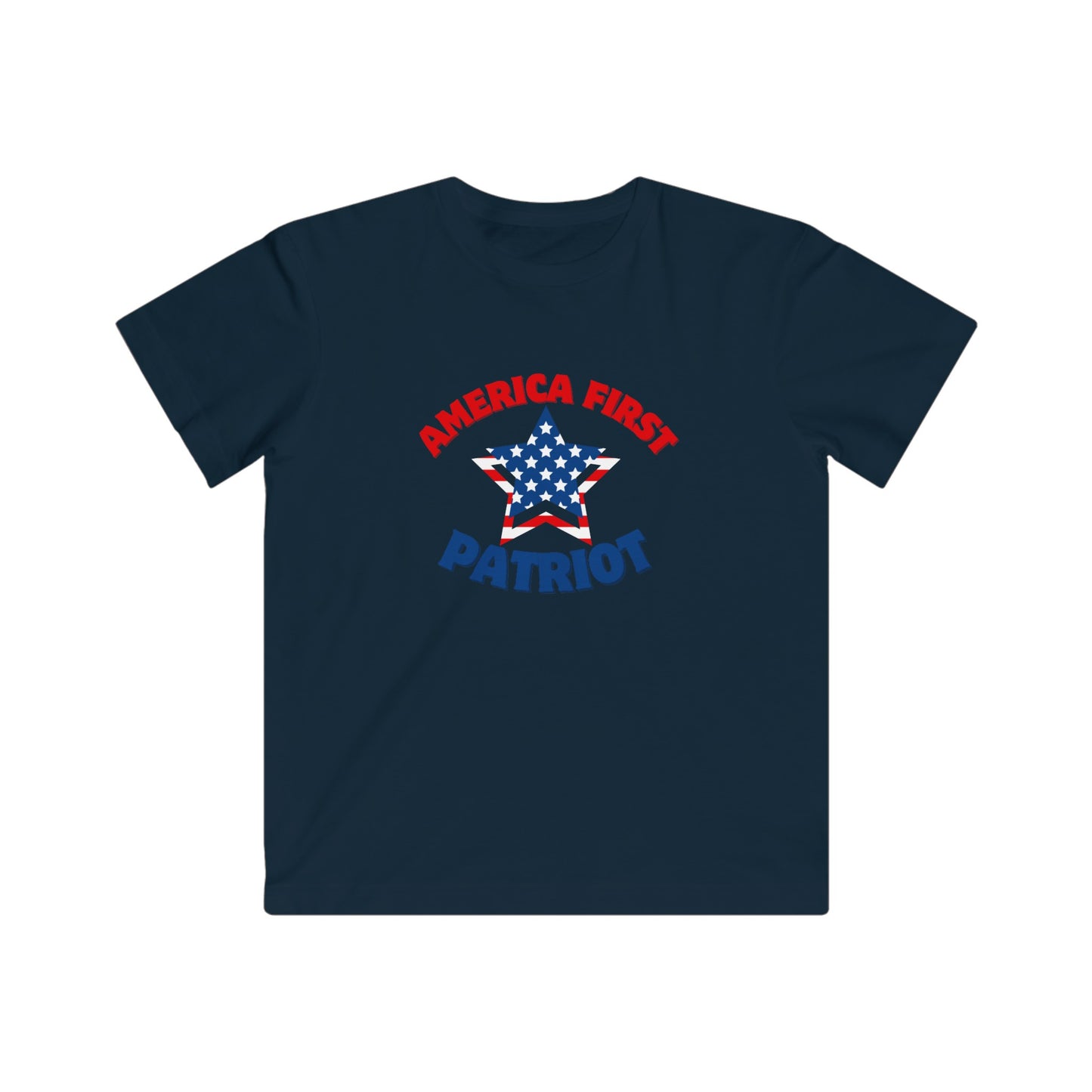 America First Patriot Kids Fine Jersey Tee