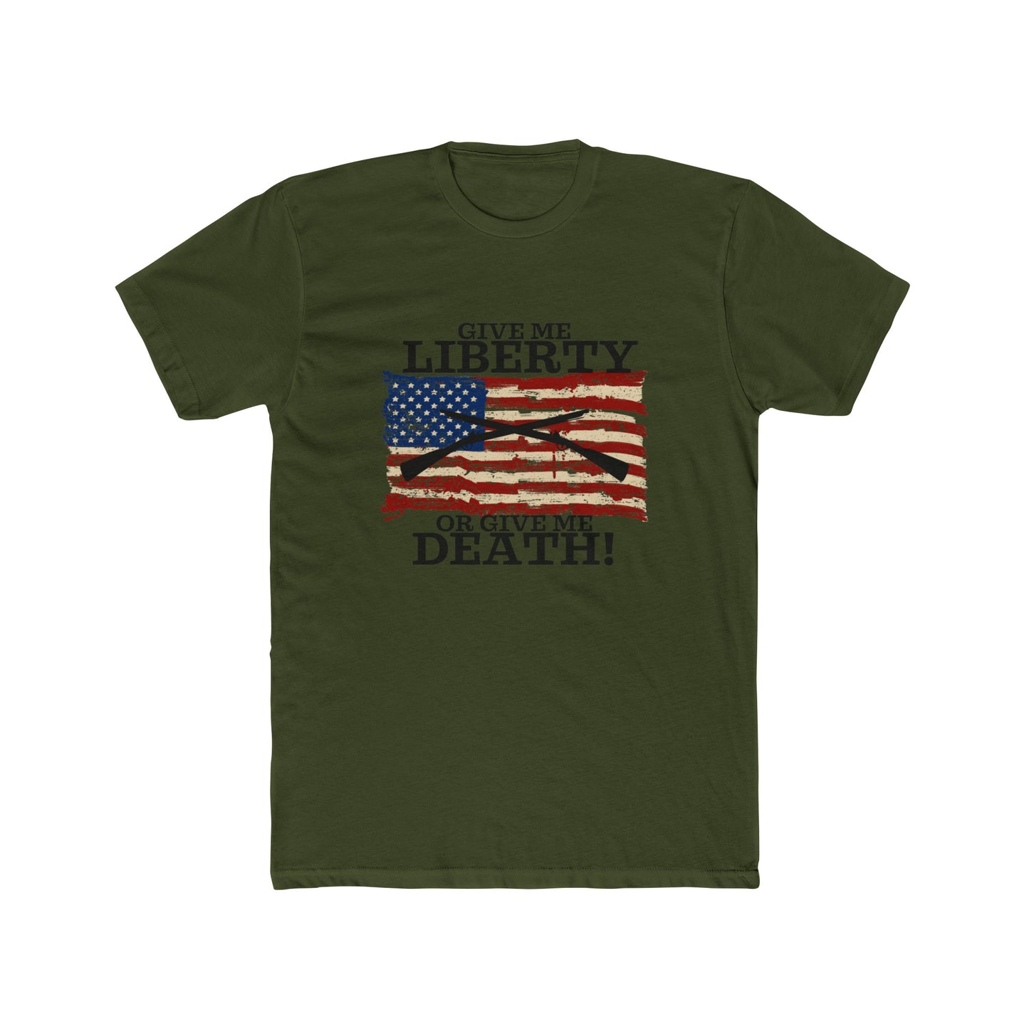 Give Me Liberty or Give Me Death Cotton Crew Tee