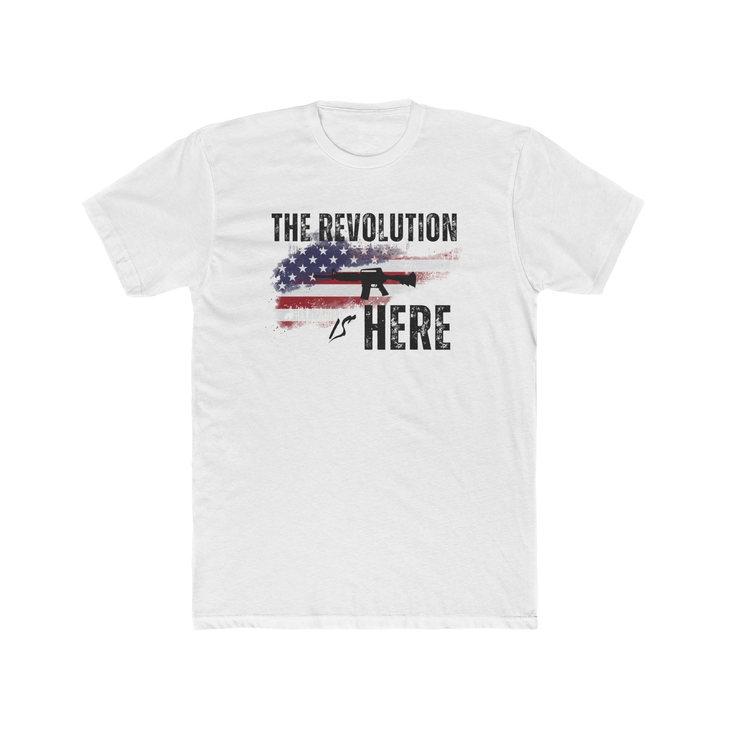 The Revolution is Here Cotton Crew Tee