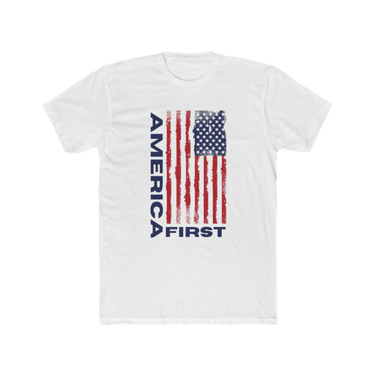 America First Cotton Crew Tee