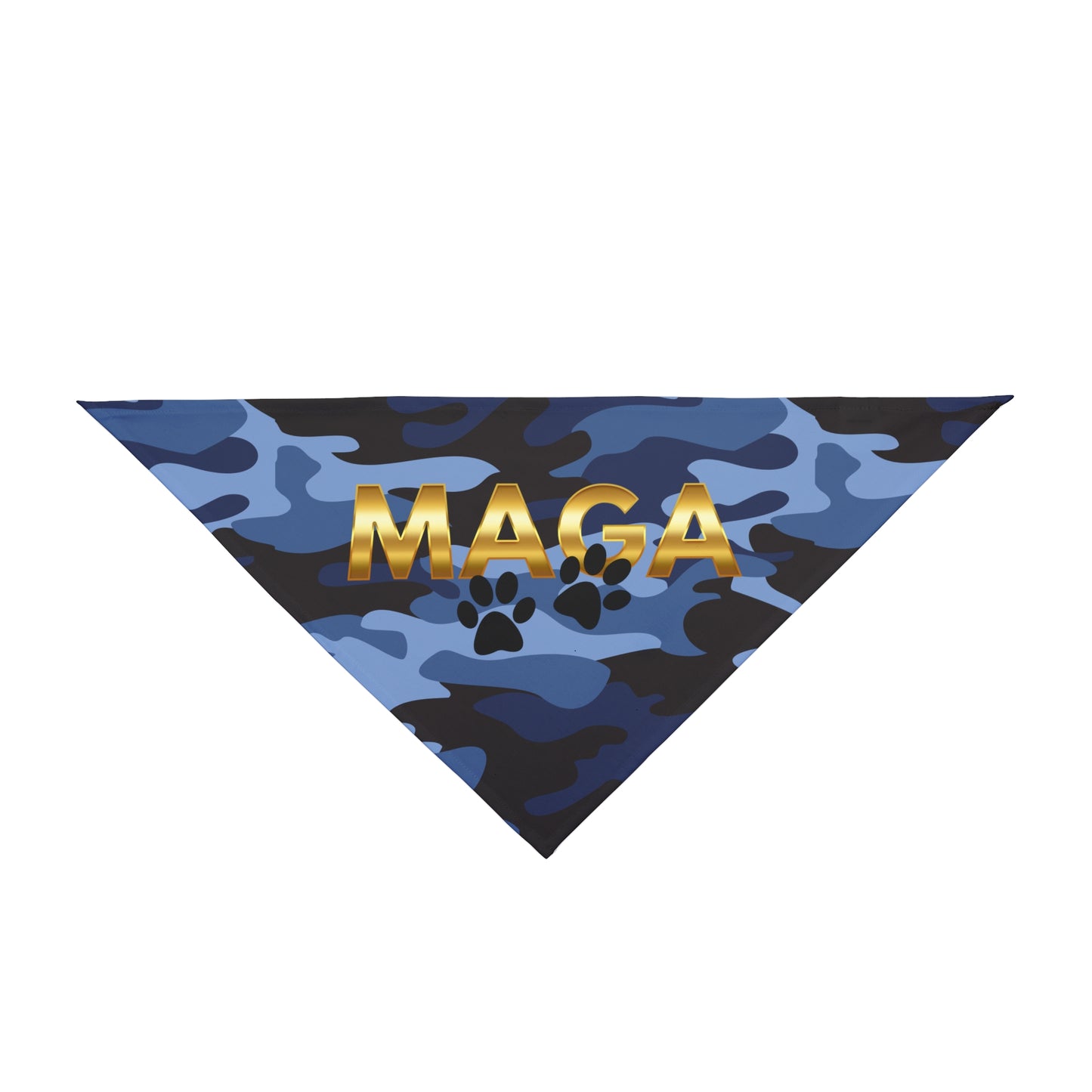 MAGA Blue Camo Pet Bandana