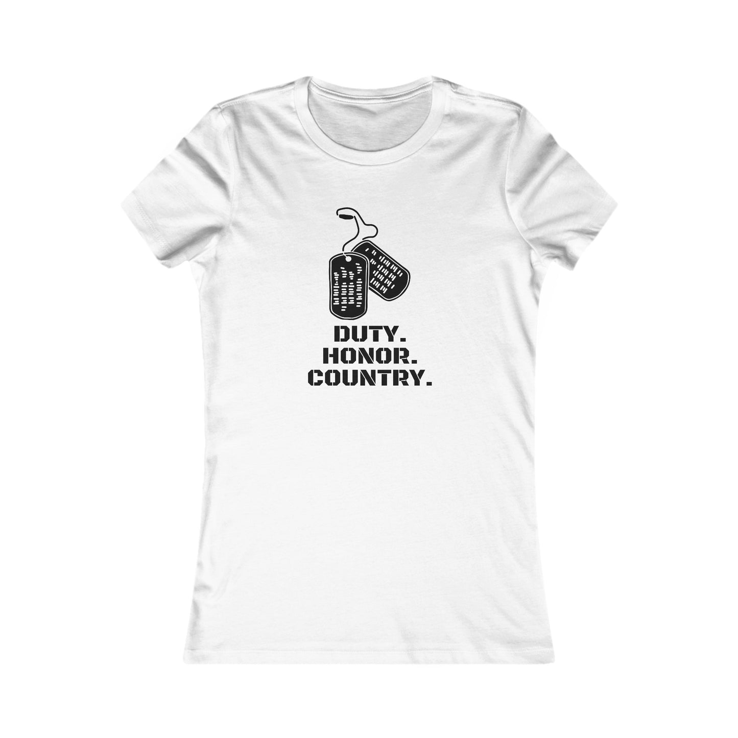 Duty-Honor-Country Women's Favorite Tee