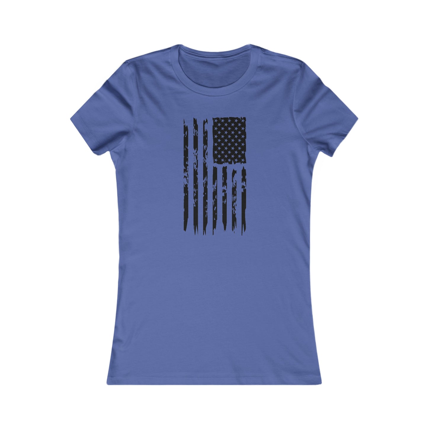 US Flag- Black/White Women's Favorite Tee