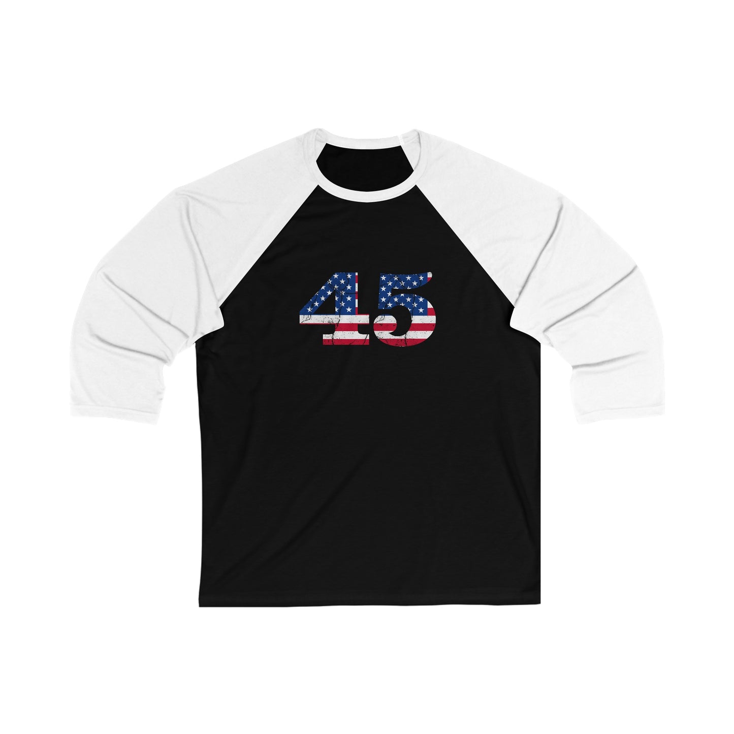 45/47 Trump Unisex 3/4 Sleeve Baseball Tee