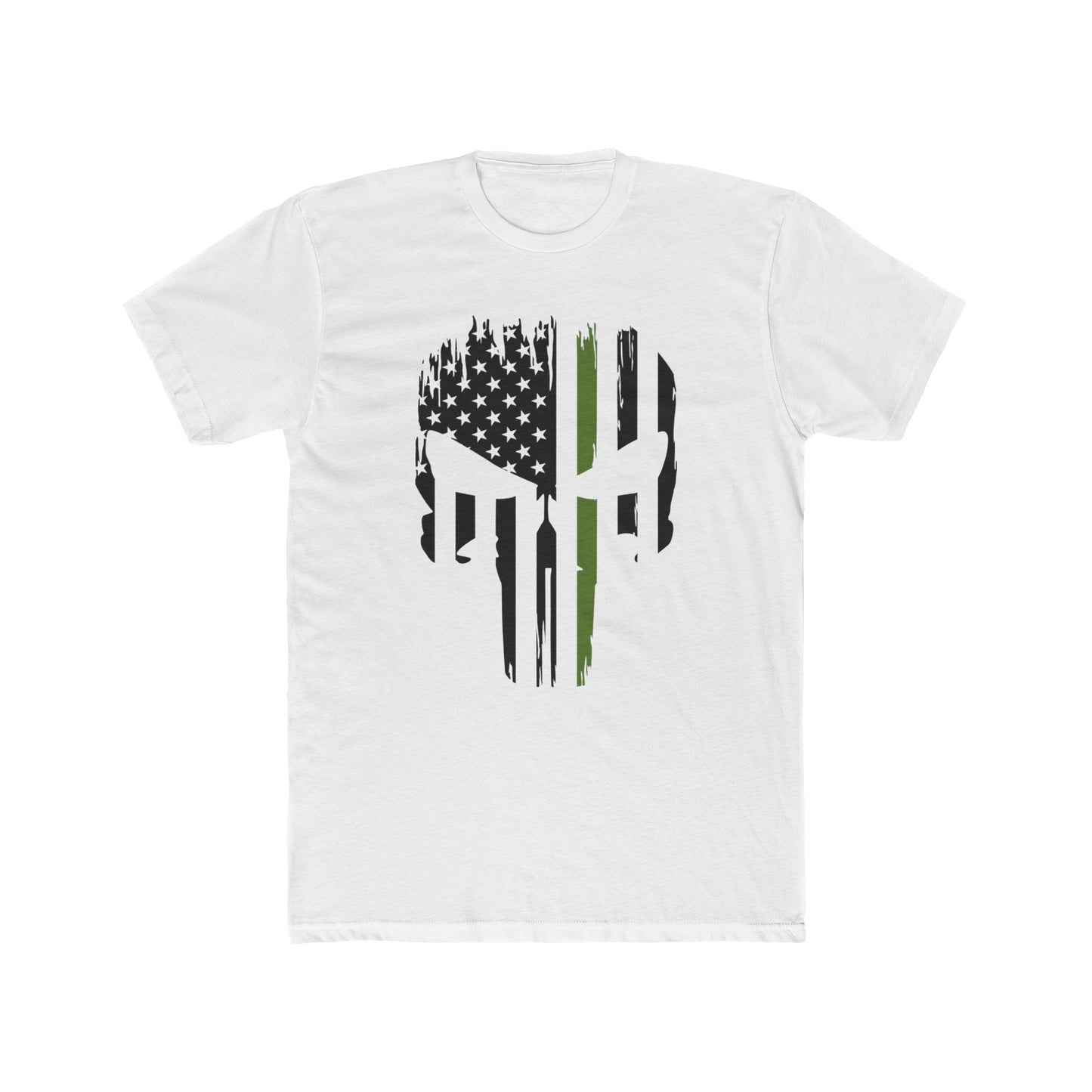 Punisher- Military Edition, Cotton Crew Tee