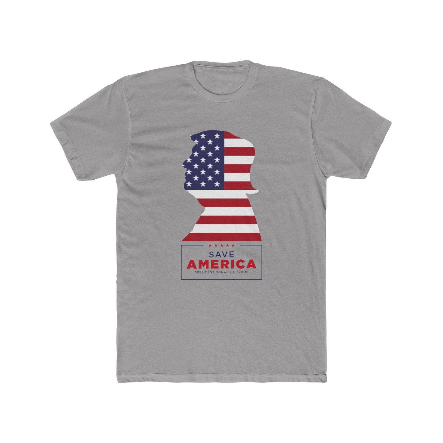 Trump Save America Cotton Crew Tee