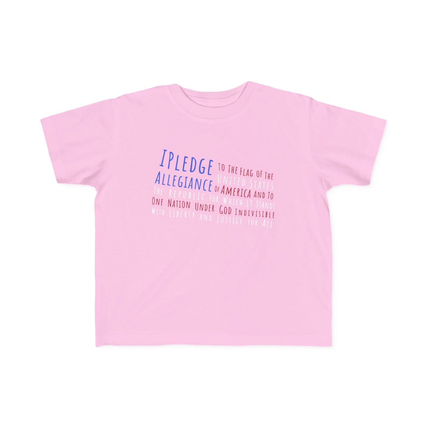 I Pledge Allegiance Toddler's Fine Jersey Tee