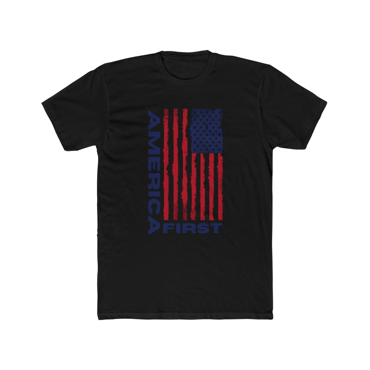 America First Cotton Crew Tee