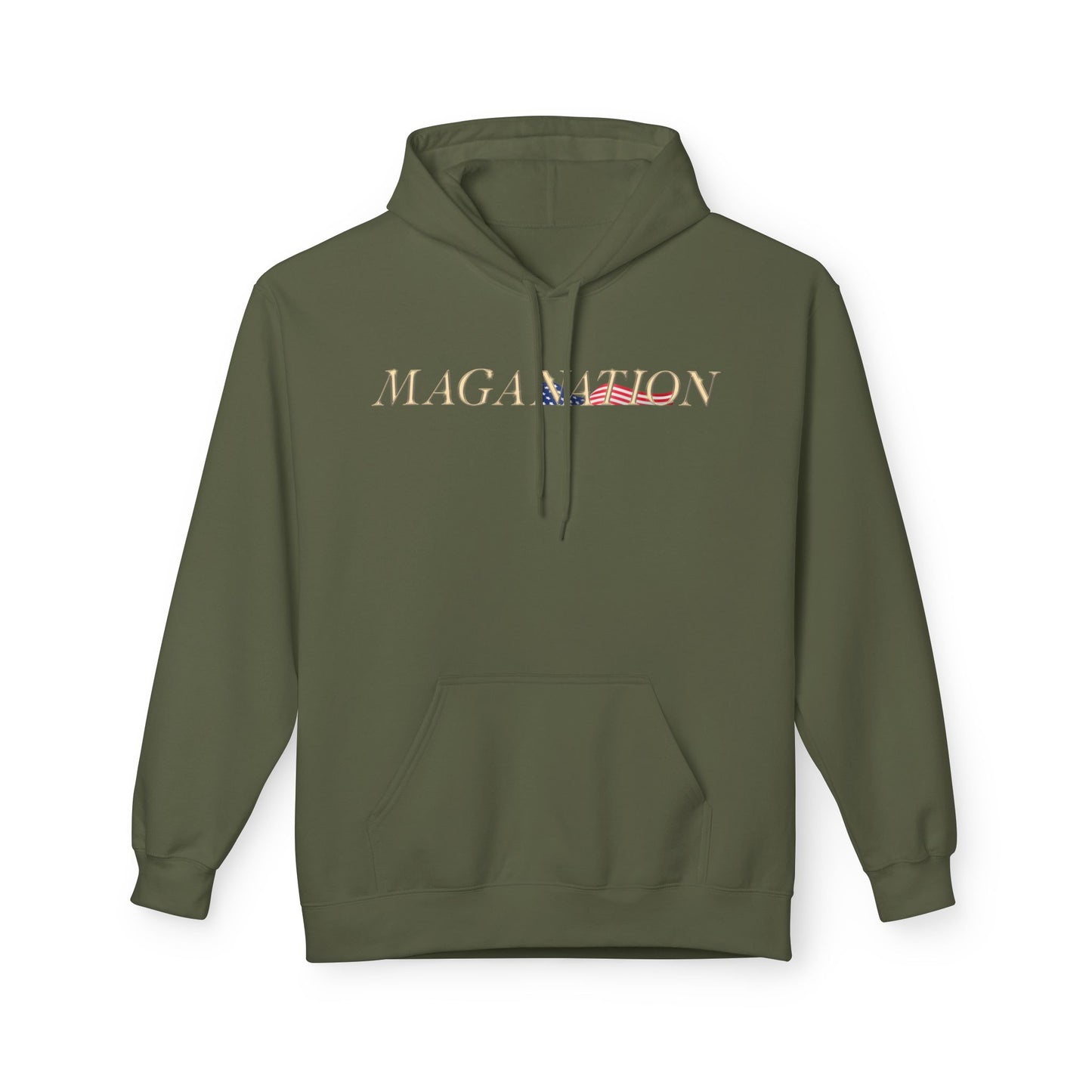 MAGA NATION Softstyle Fleece Hoodie