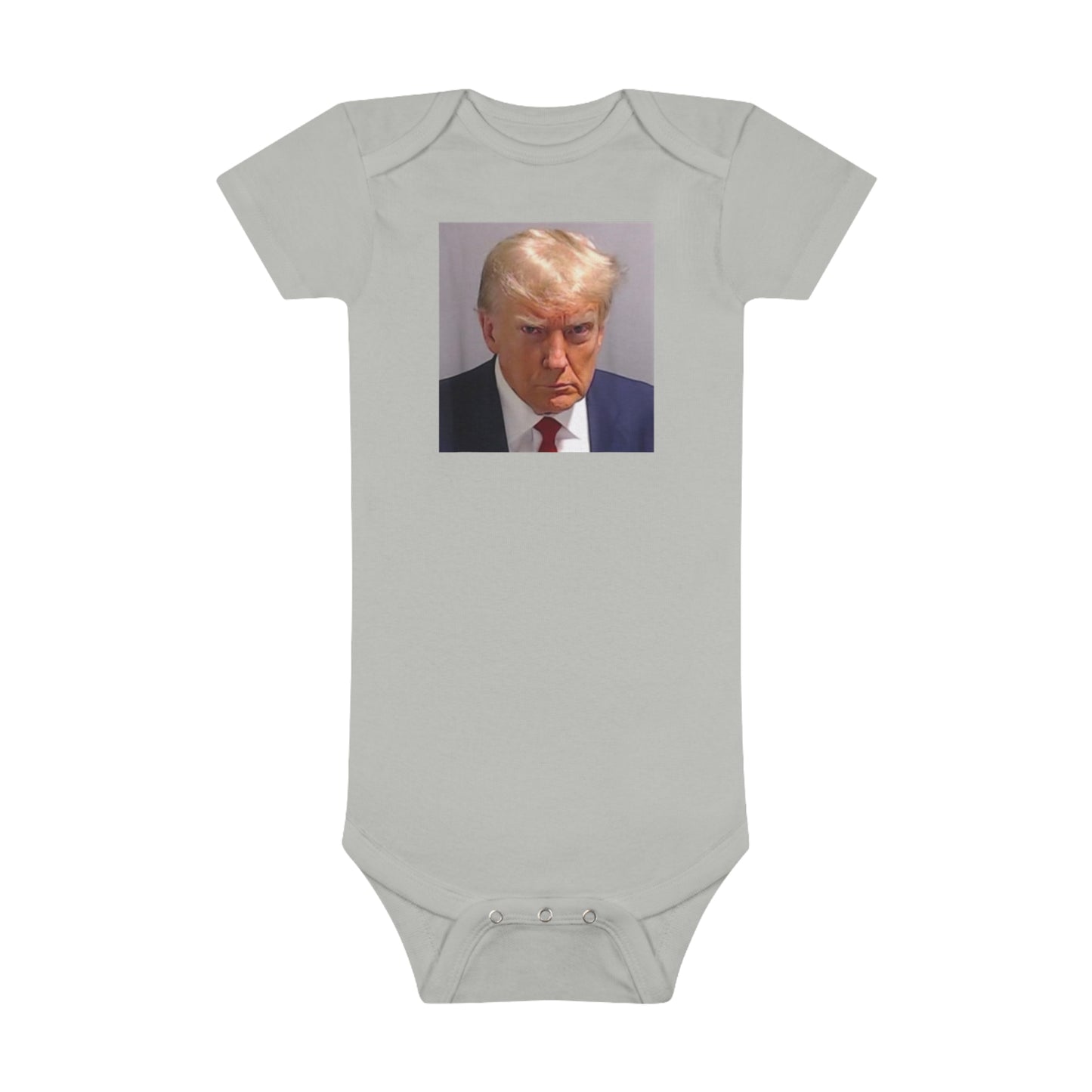 Trump Mugshot Baby Short Sleeve Onesie®