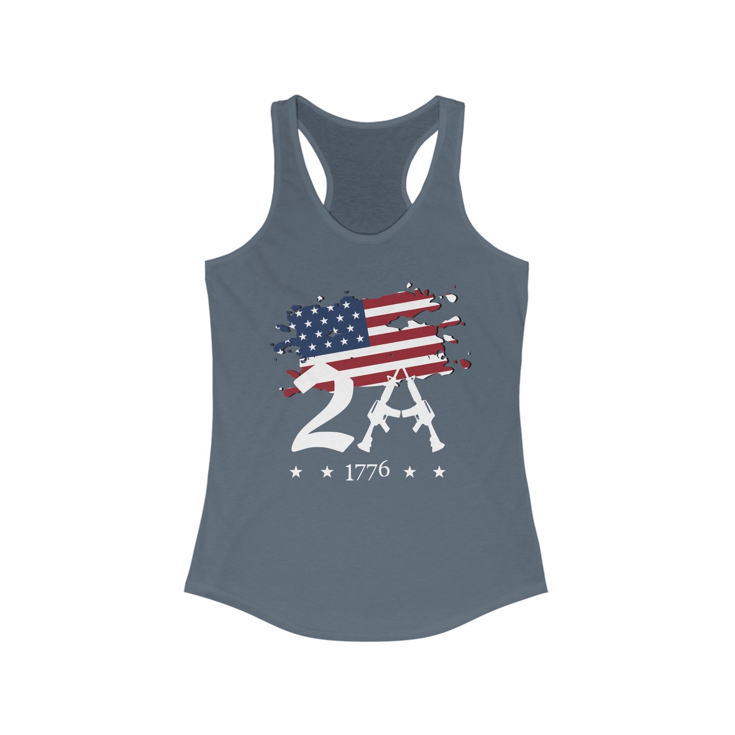 2A 2nd Amendment 1776 Women's Ideal Racerback Tank