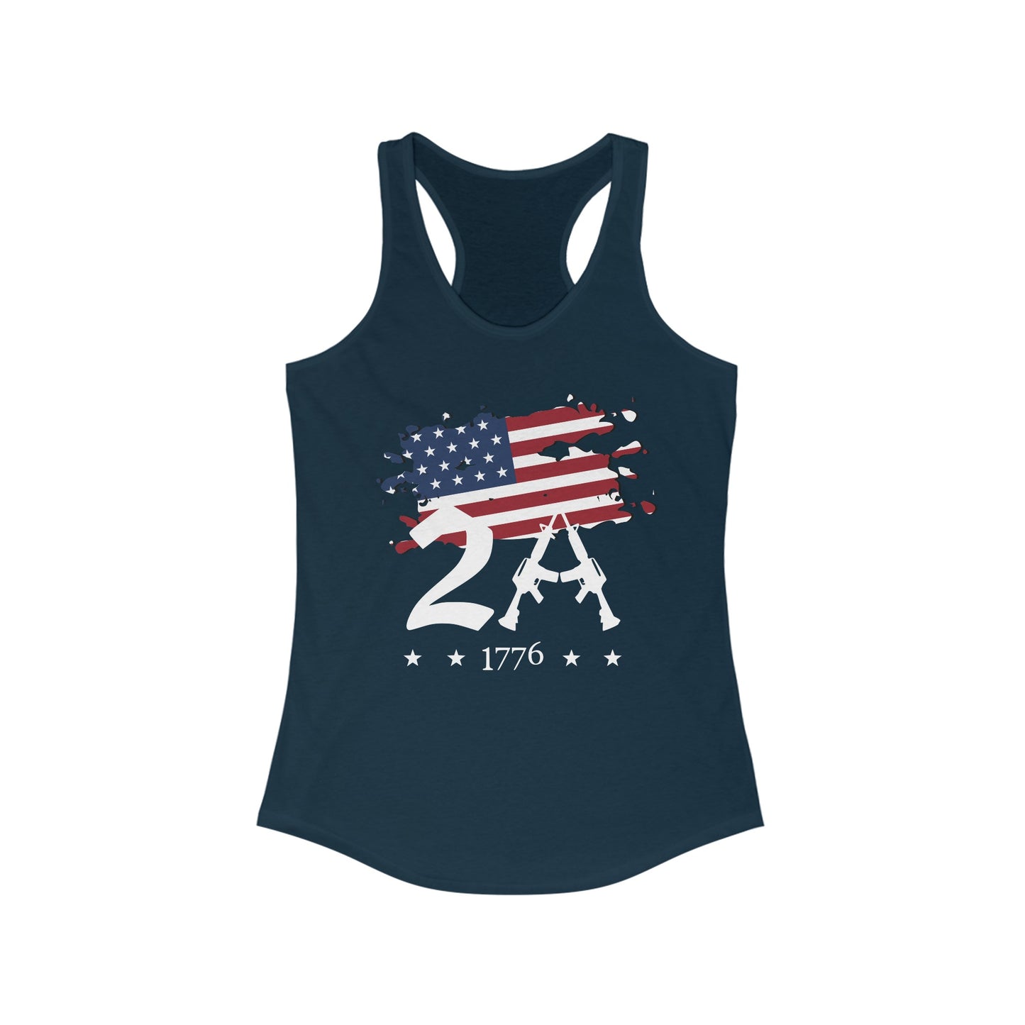 2A 2nd Amendment 1776 Women's Ideal Racerback Tank