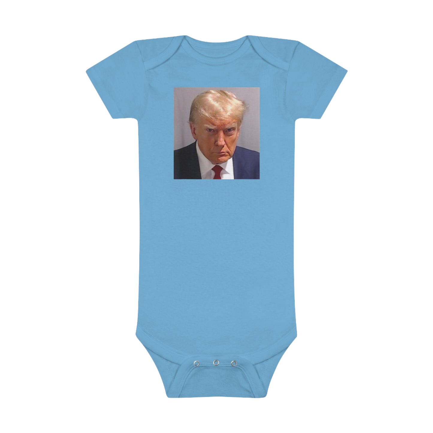 Trump Mugshot Baby Short Sleeve Onesie®