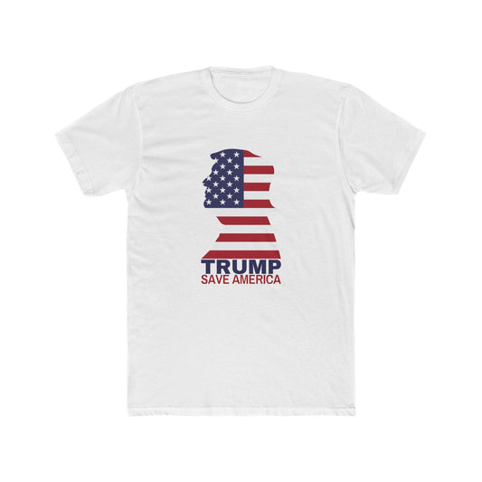 Trump Save America Cotton Crew Tee