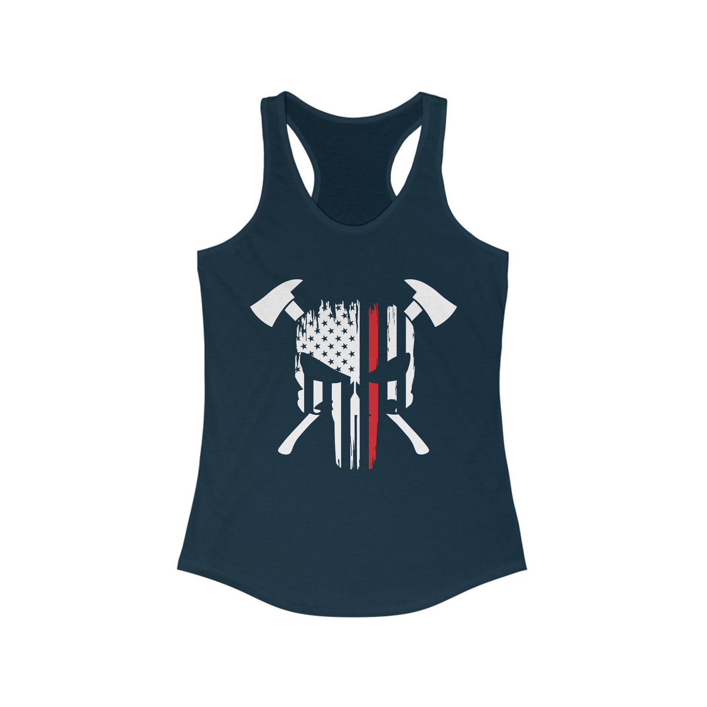 Punisher- Firefighter Edition, Women's Ideal Racerback Tank