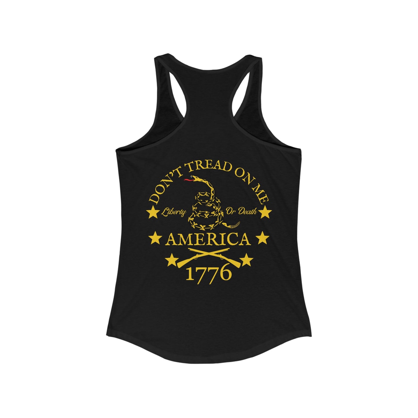 Don't Tread On Me Women's Ideal Racerback Tank