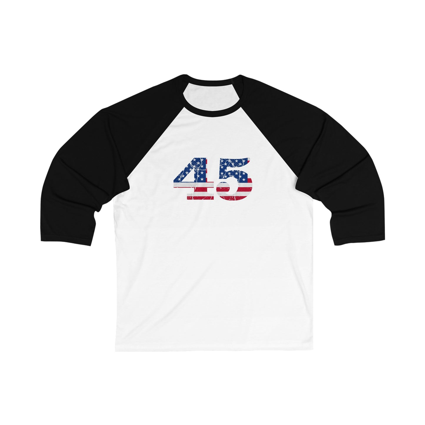 45/47 Trump Unisex 3/4 Sleeve Baseball Tee