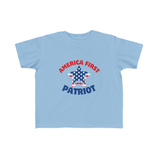 America First Patriot Toddler's Fine Jersey Tee