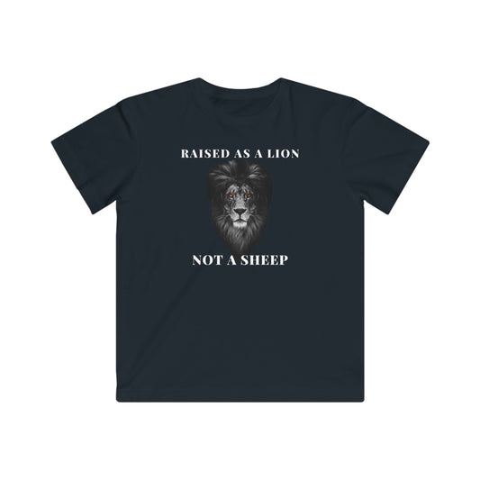 Raised As A Lion, Not A Sheep Kids Fine Jersey Tee