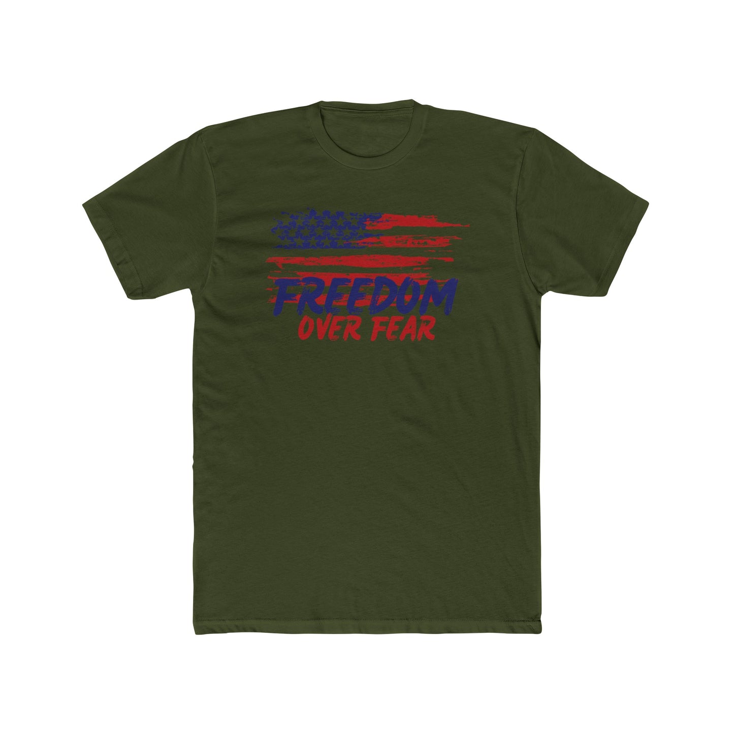 Freedom Over Fear Cotton Crew Tee