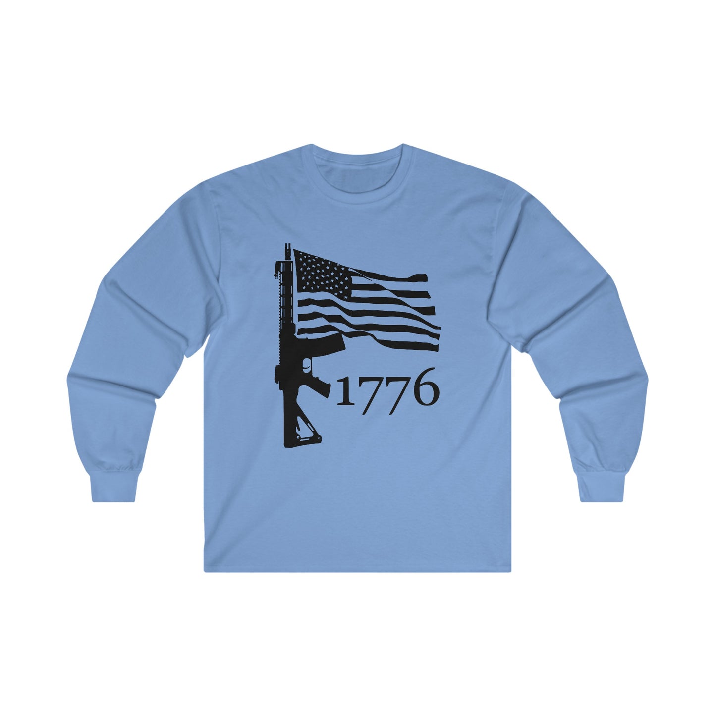 US Flag-Rifle-1776 Unisex Ultra Cotton Long Sleeve Tee