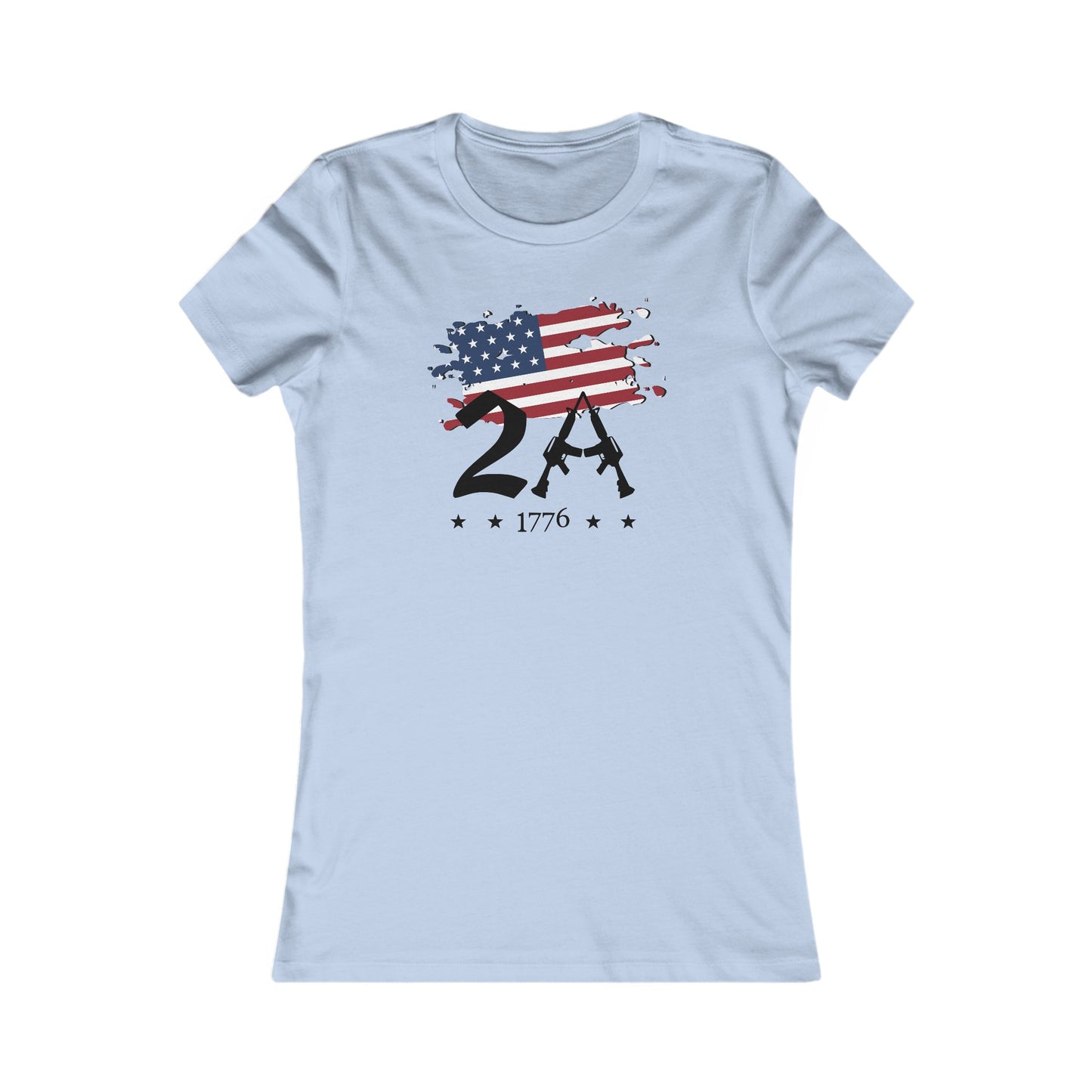 2A 2nd Amendment 1776 Women's Favorite Tee