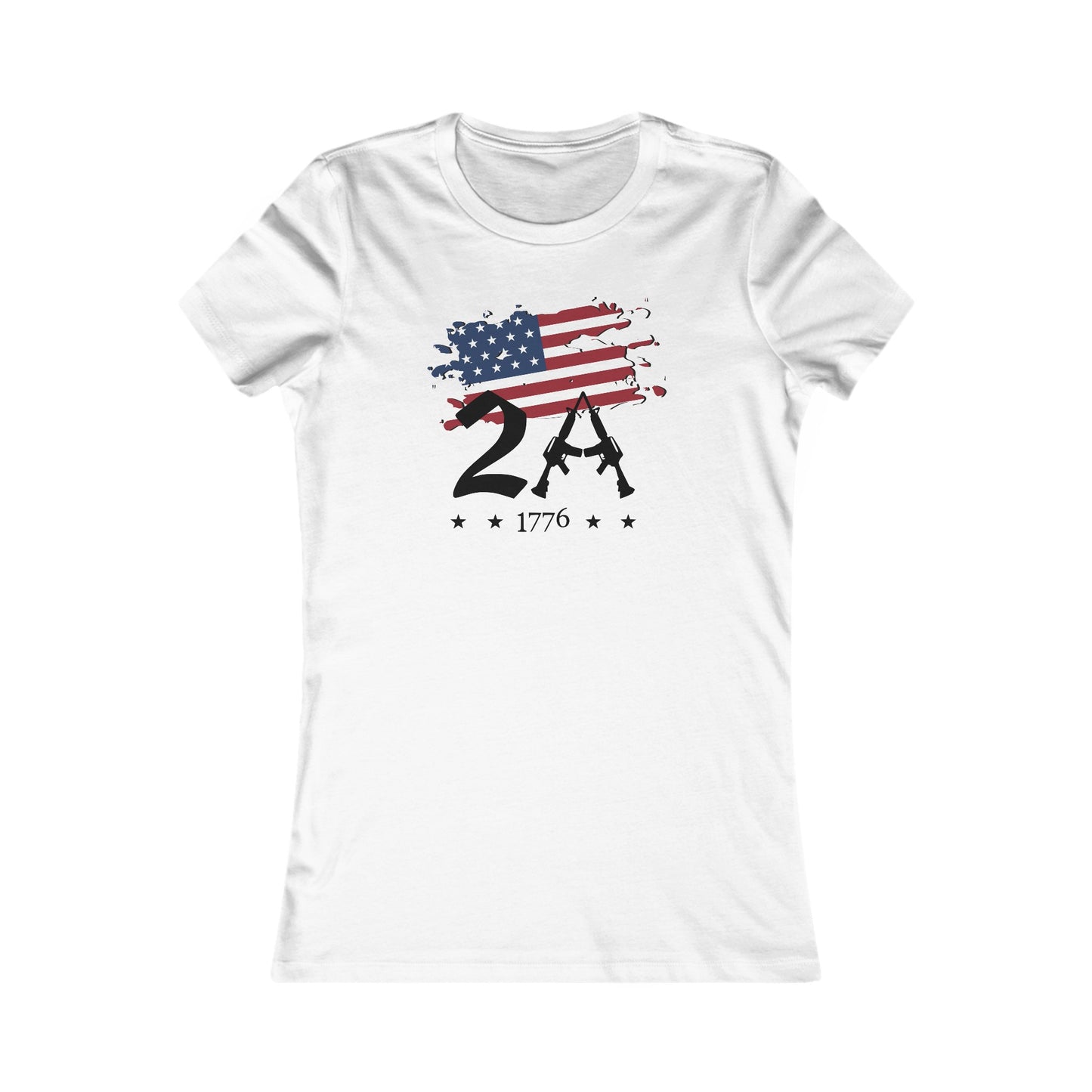 2A 2nd Amendment 1776 Women's Favorite Tee