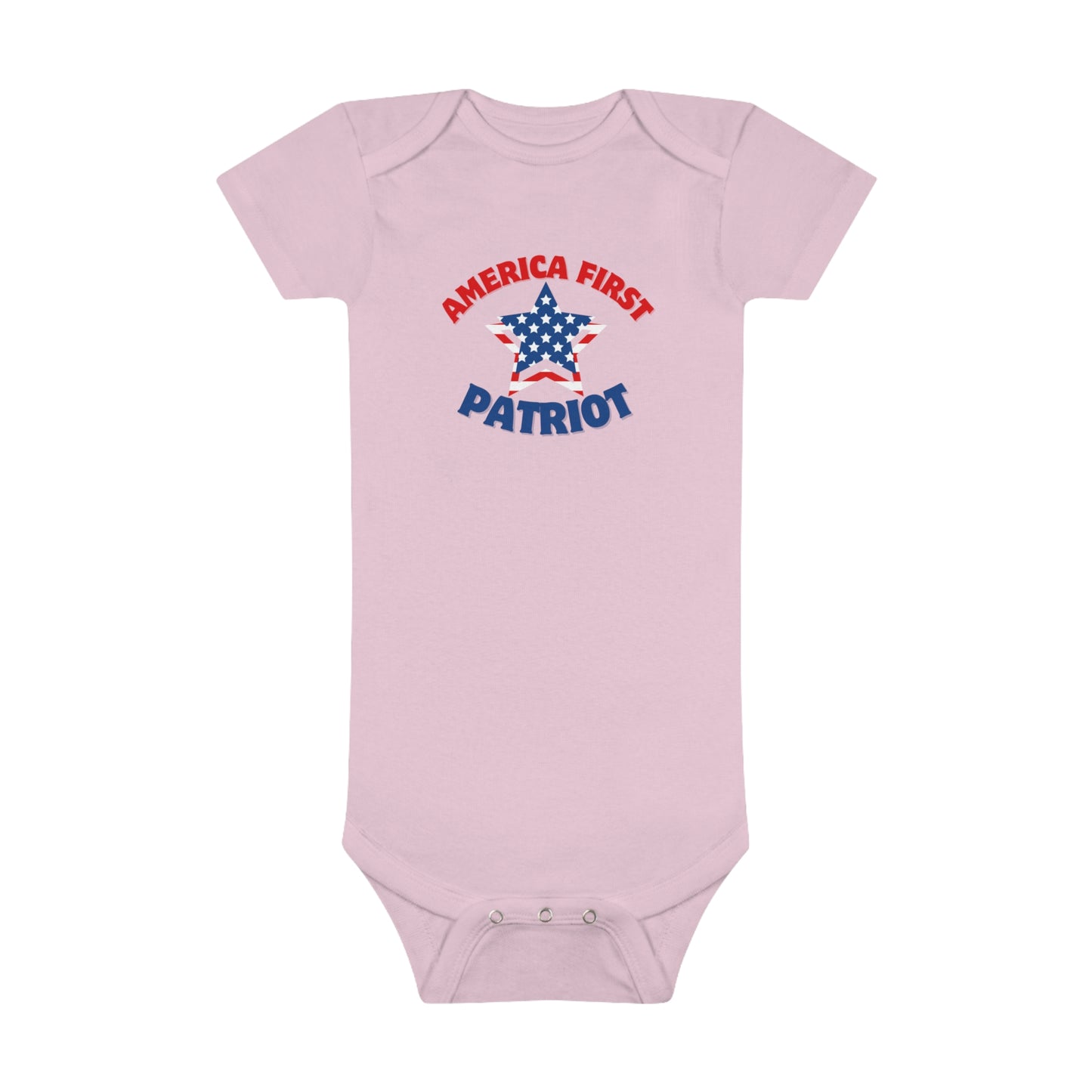 America First Patriot Baby Short Sleeve Onesie®