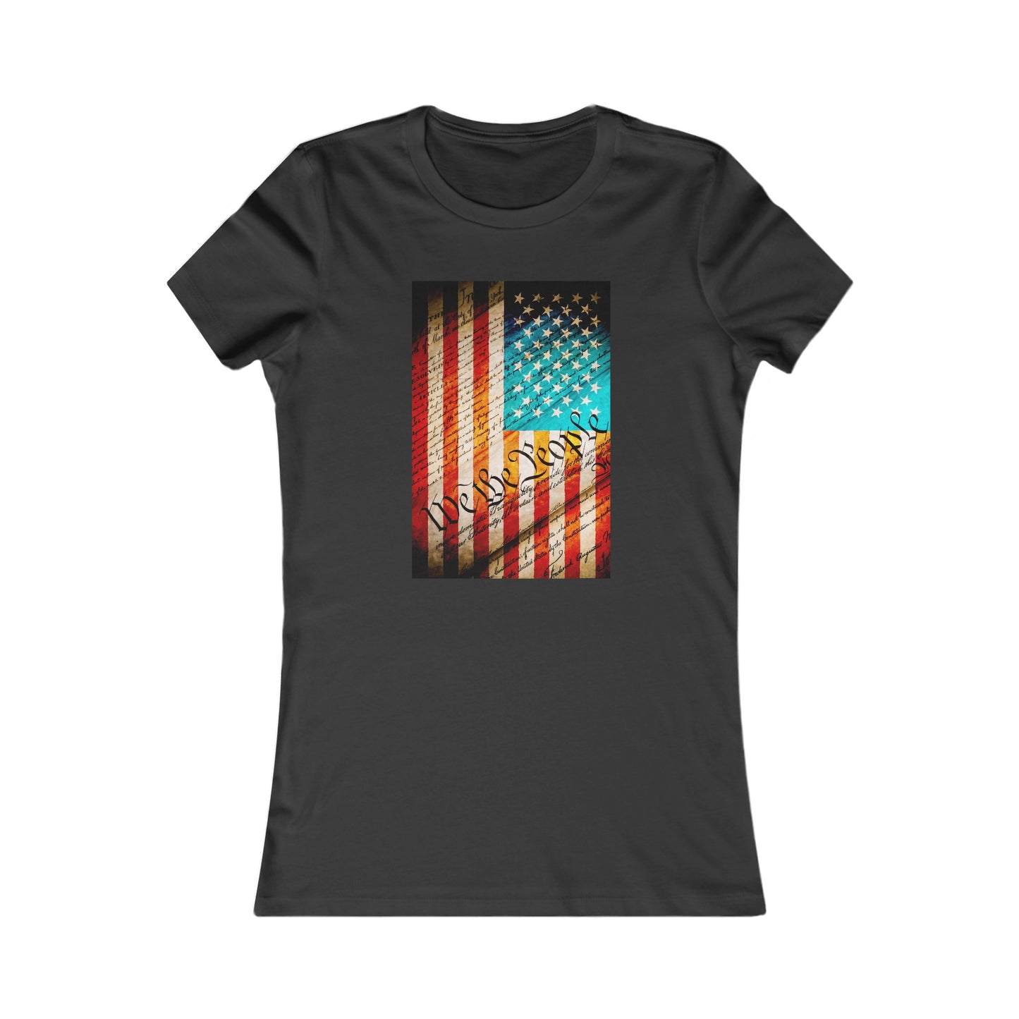 We The People, USA Flag Women's Favorite Tee