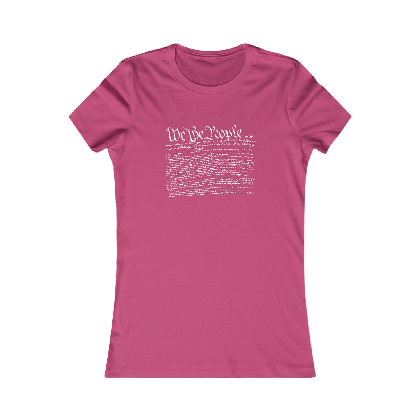 Constitution Preamble Women's Favorite Tee