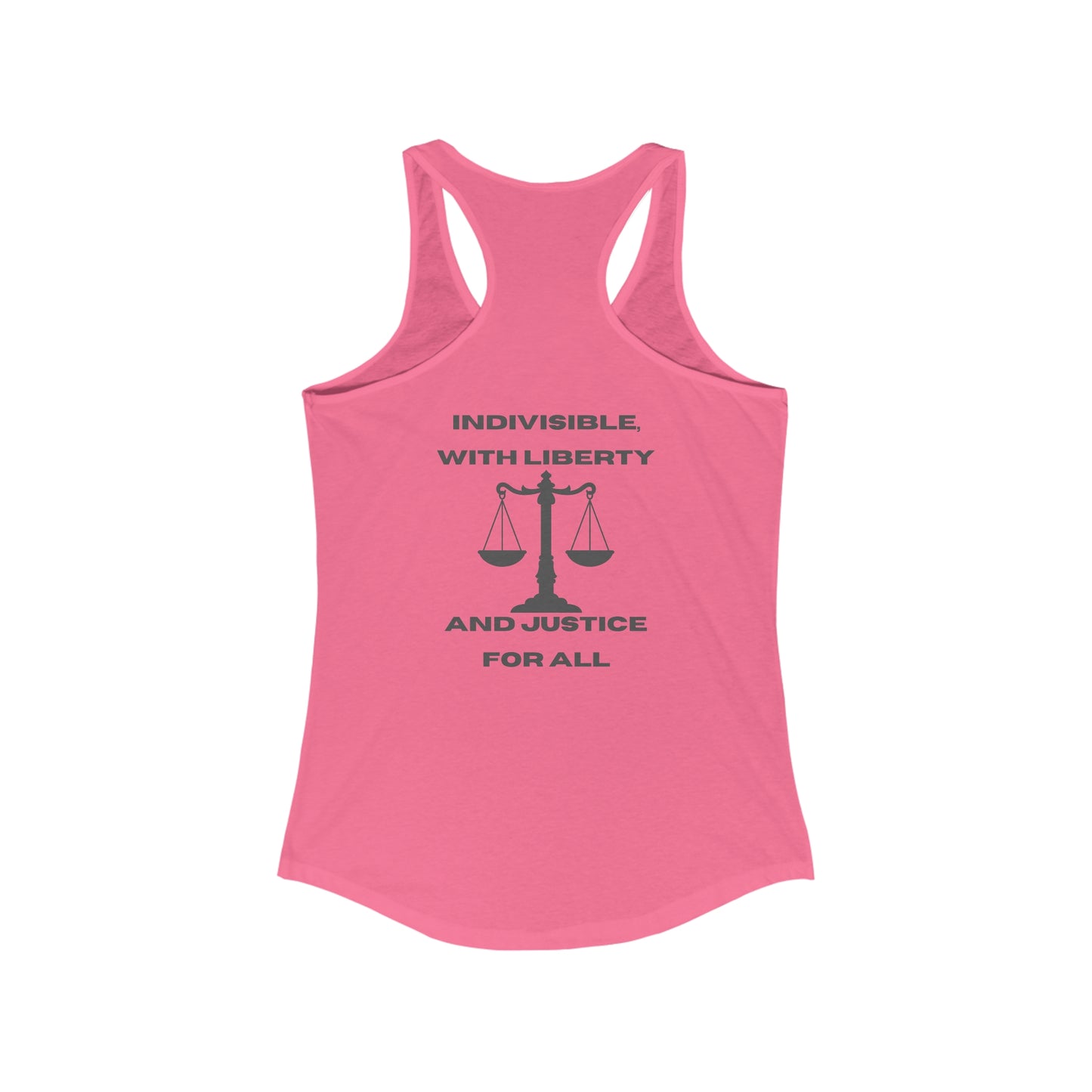 One Nation, Under God Women's Ideal Racerback Tank