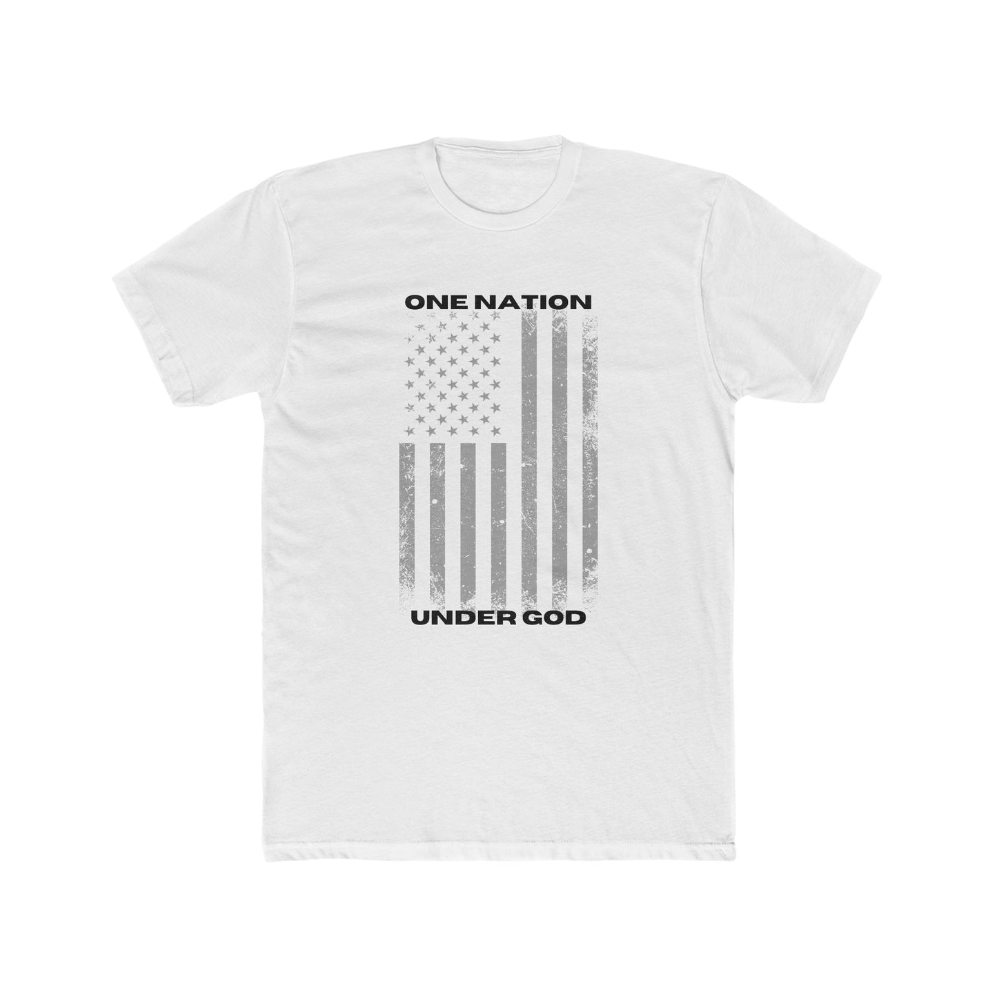 One Nation, Under God Cotton Crew Tee