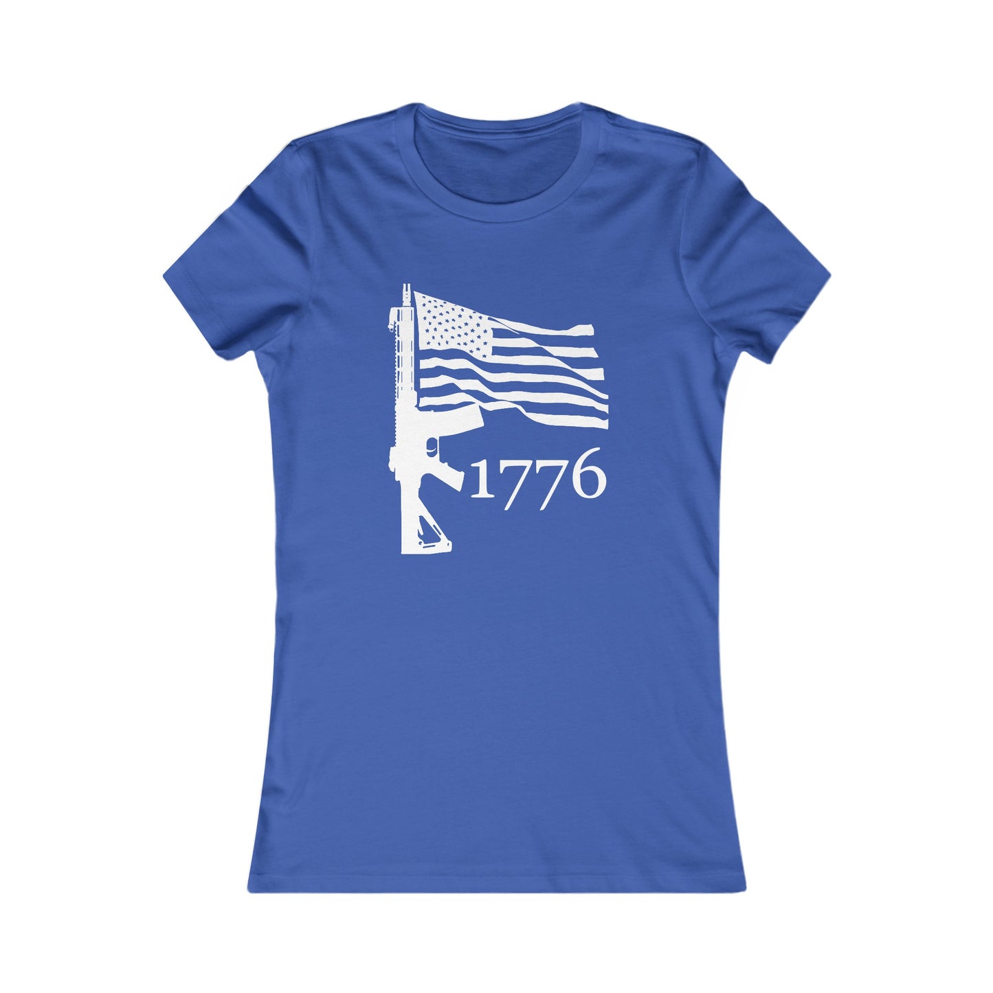 US Flag-Rifle-1776 Women's Favorite Tee