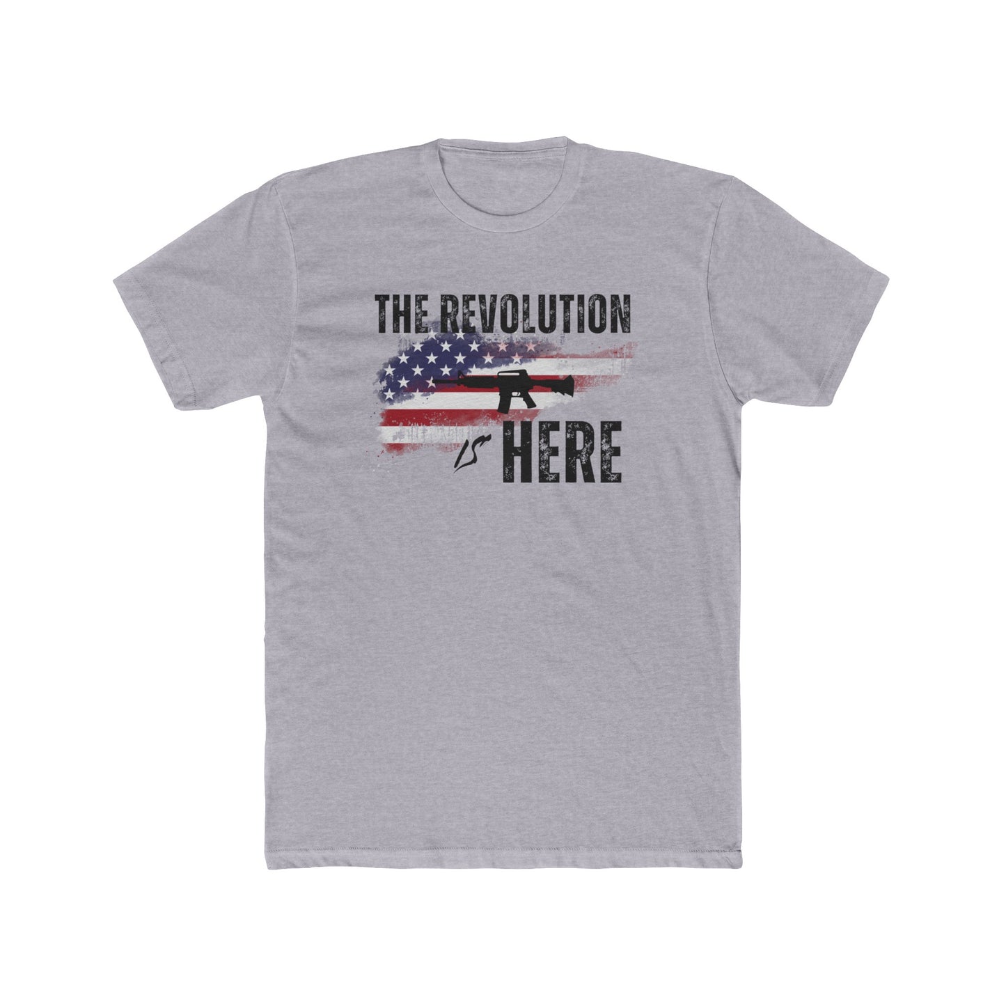 The Revolution is Here Cotton Crew Tee