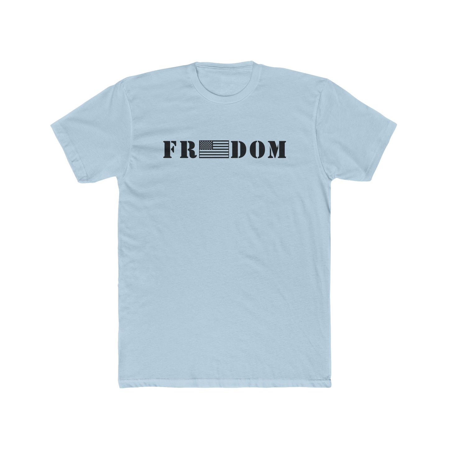 Freedom- Flag Cotton Crew Tee